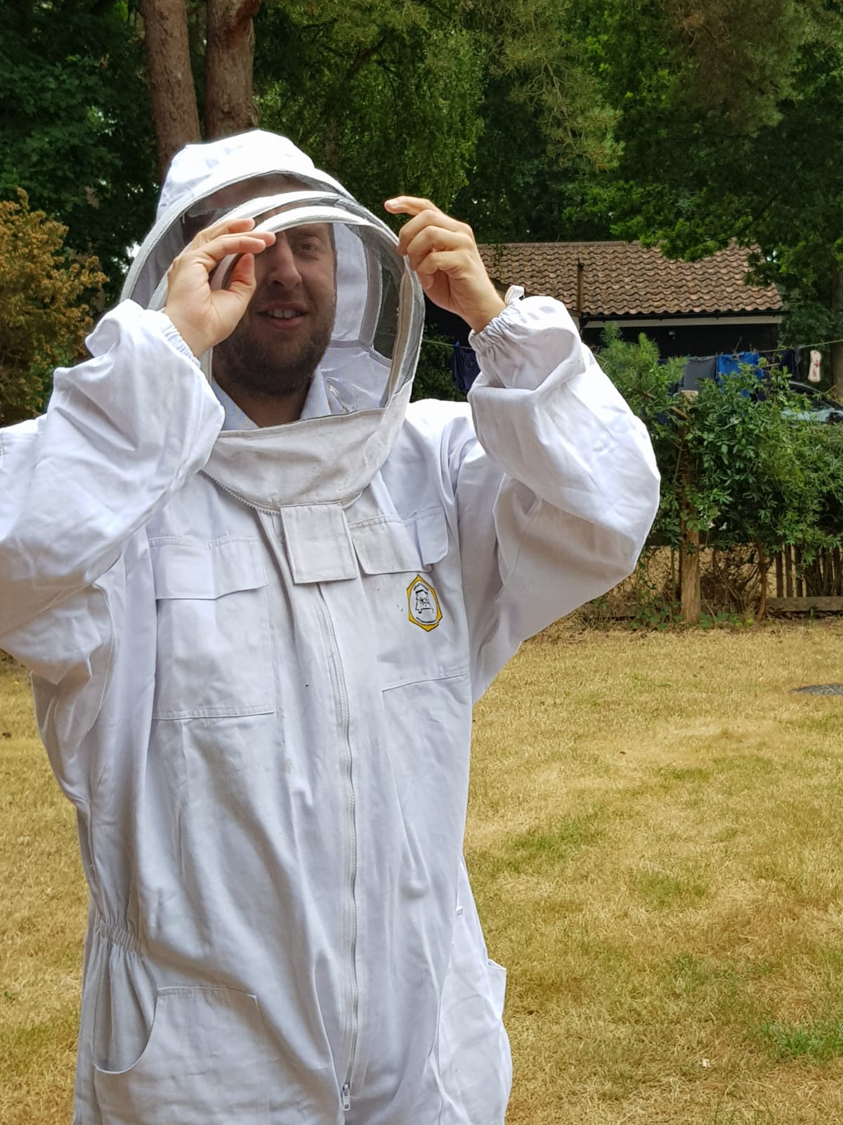 Matt Finch - In a Beekeepers Suit